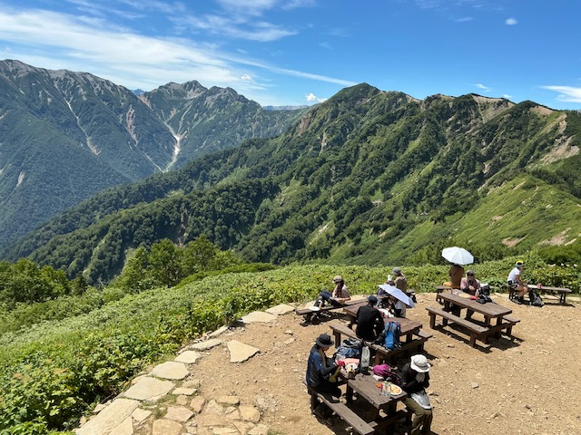 2025年8月冷池山荘種池山荘新越山荘